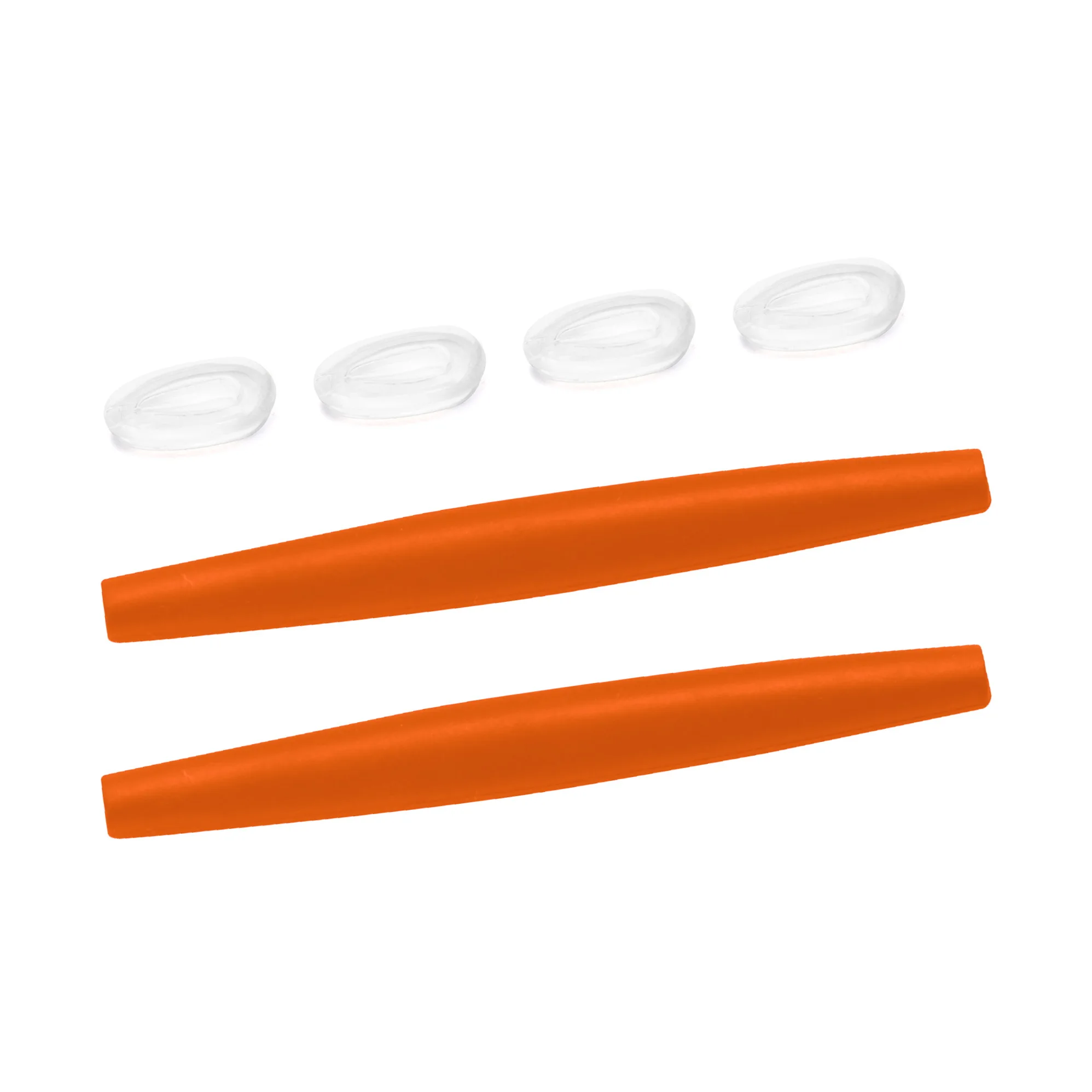 Orange Rubber Kit Glintbay силиконовая резина 2 пары носочков и 1 пара ушных вкладышей для-Oakley Crosshair 2012 OO4060-Multiple выбор - Цвет: Orange Rubber Kit