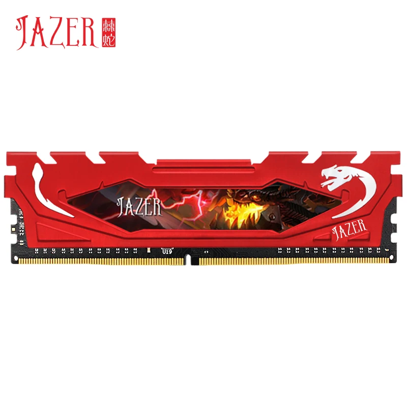 Оперативная память JAZER 4 ГБ 8 Ddr4 16 Гб Pc4 2400 МГц 2666 ОЗУ для настольного компьютера с