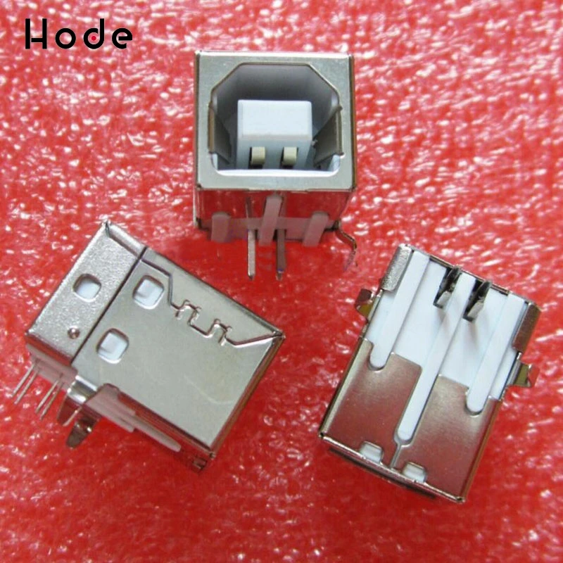 

10PCS USB 2.0 Female Type-B Connector Replace Solder Port J20