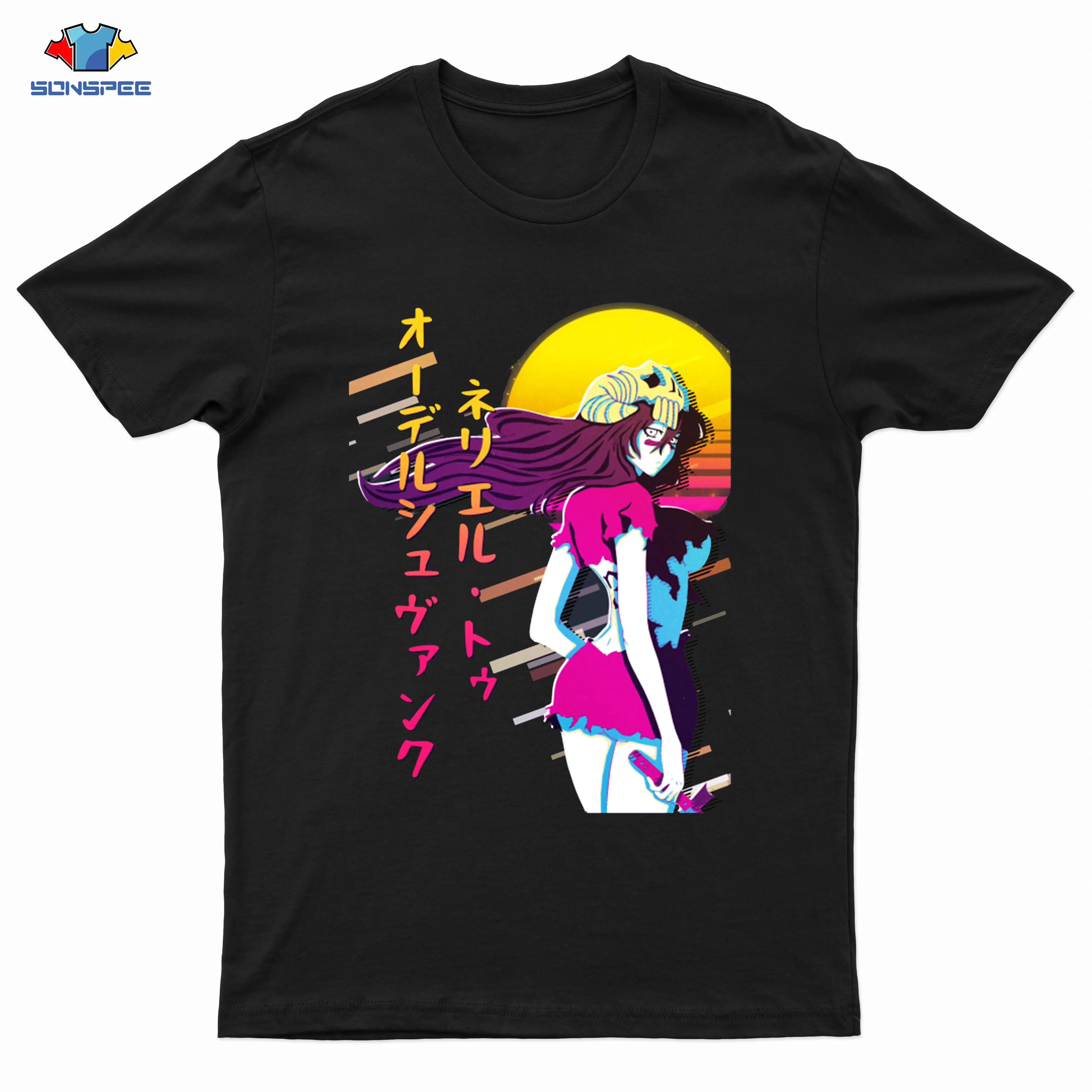 Kaus Katun Huruf Pria Lucu Grafik 