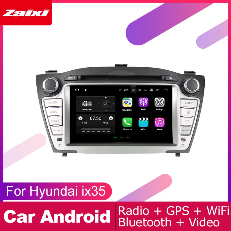 ZaiXi android автомобильный dvd gps мультимедийный плеер для Hyundai ix35 2009 ~ 2015 навигация