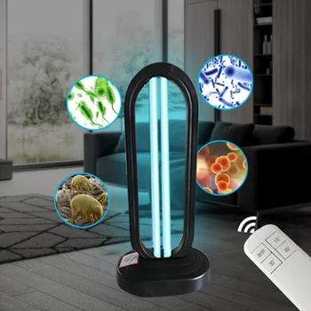 

38W UVC Germicidal Disinfection Light Air Sanitizer Purifier Odor Eliminators for Rooms Cabinets Wardrobe Deodorizer Ozone Light