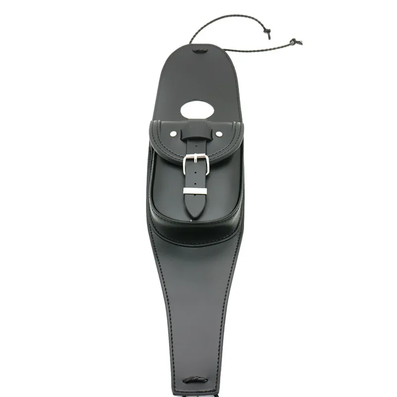 Custom Motorcycle Leather 4.5 Gallons Oil Fuel Tank Cover Panel Bag