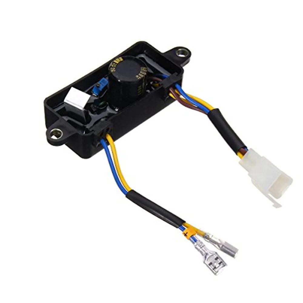 

Diesel Generator Automatic Voltage Regulator AVR for 2-3KW Single Phase Gasoline Generator Black
