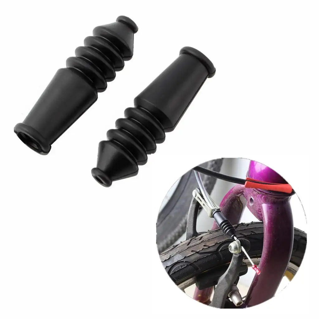 Perfeclan 20pcs MTB Bike V Brake Cable Rubber Boot Protection Sleeve Cover