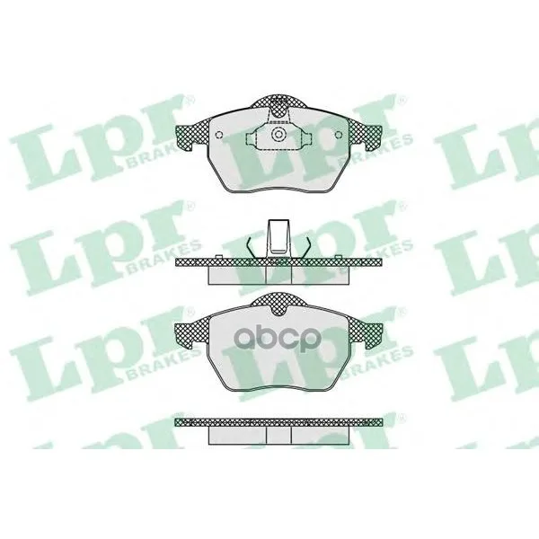 Колодки Тормозные Opel Astra G 2.0/Vectra B/Zafira A/Saab 9-3/9-5 98 Передние Lpr 05p635 Lpr арт. 05P635