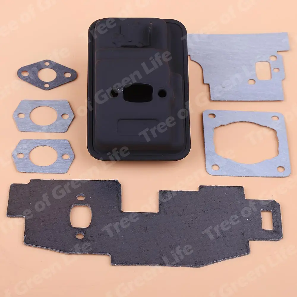 Exhaust Muffler For Stihl FS75 FC75 FS80 FS85 Trimmer 4137 140 0603 With Gasket Set brush cutter accessories