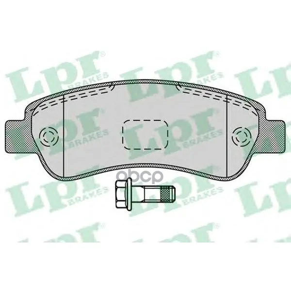 Колодки Тормозные Citroen Jumper/Fiat Ducato/Peugeot Boxer(250) 06- Задние Lpr 05p1289 Lpr арт. 05P1289