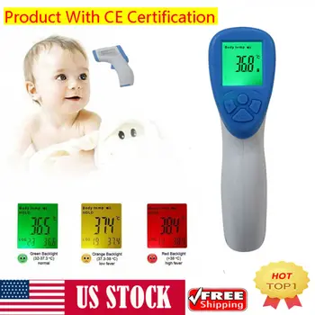 

Non-Contact Infrared Forehead Thermometer for Baby Adults and Surface of Objects