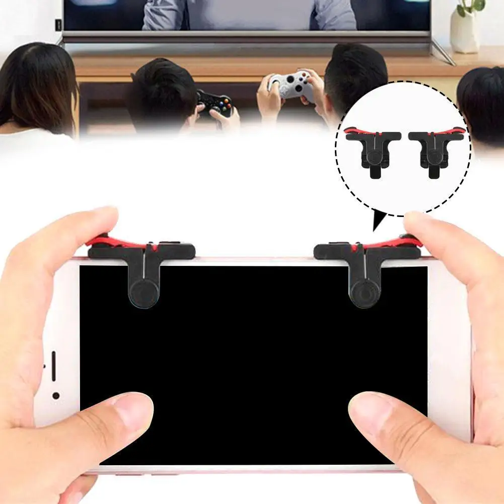 

Mobile Phone Joystick For PUBG Trigger Gamepad Gaming Mobile Phone Fire Smart Button For PUBG Shooter Controller K5J9