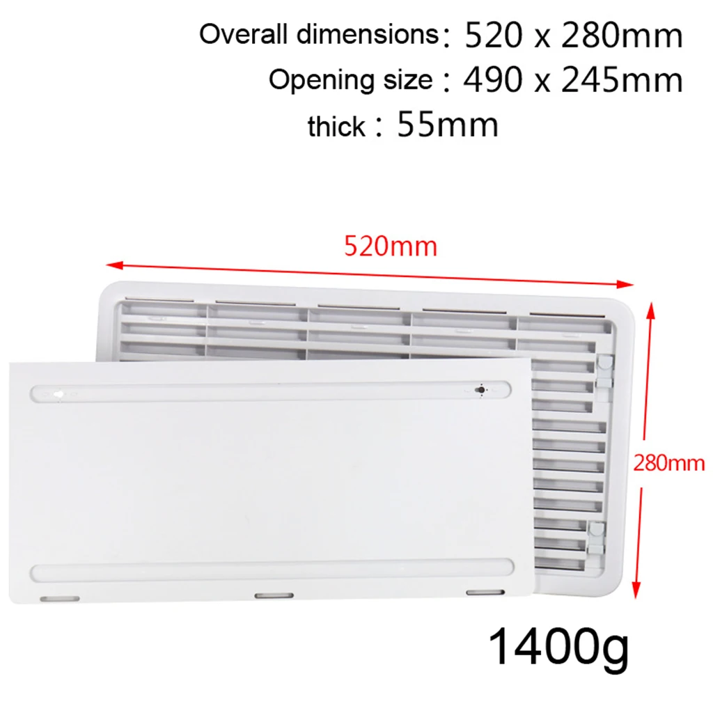 Heavy Duty Universal RV Motorhome Storage Hatch Camper White 20.47x11.02