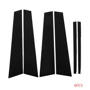 

6pcs Car Window Trim Cover Pillar Posts for bmw 3 series 2013-2017 Middle BC Column Sticker For BMW 3 SERIES Strip