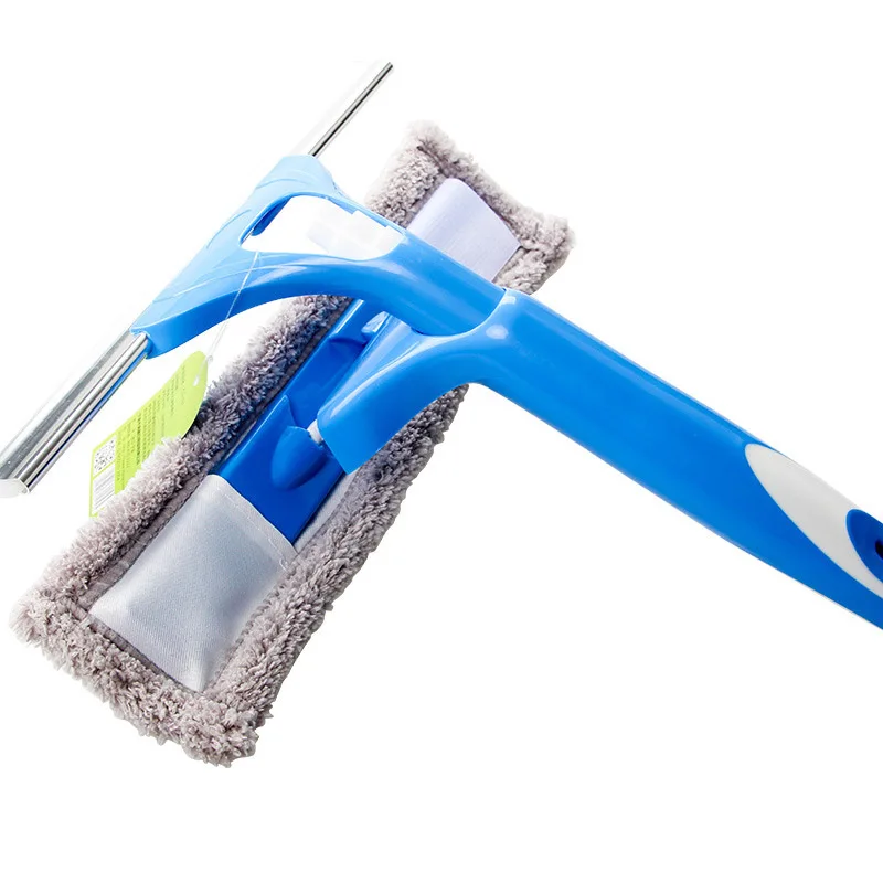 Window Glass Cleaner Washer Upgraded Telescopic High-Rise Brush Window Cleaner with Spray Head 669