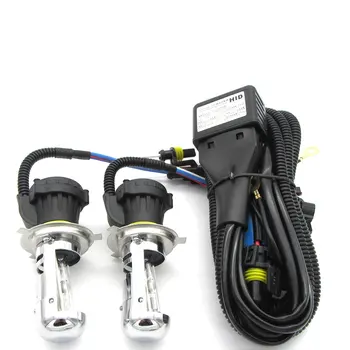 

A Pair 55W H4-H/L HID REPLACEMENT BULB Single Bulb For Motorcycle ALL COLOR