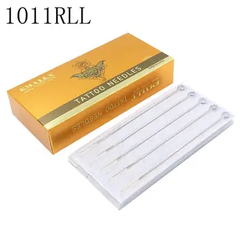 

EMALLA 50Pcs 0.30MM 11RL Disposable Sterilized Round Liner Tattoo Needle For Tattoo Machine Liner Shader Needle Tattoo supplier