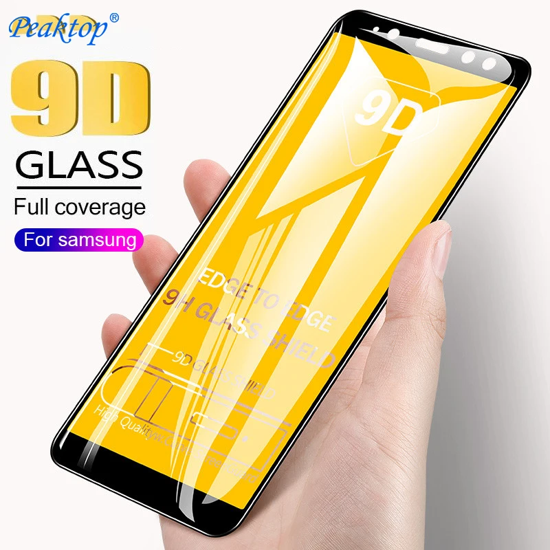 2 шт. 9D закаленное Стекло для samsung Galaxy J4 плюс J6 J8 A6 A8 A7 2018 Экран протектор A5 A3 2017