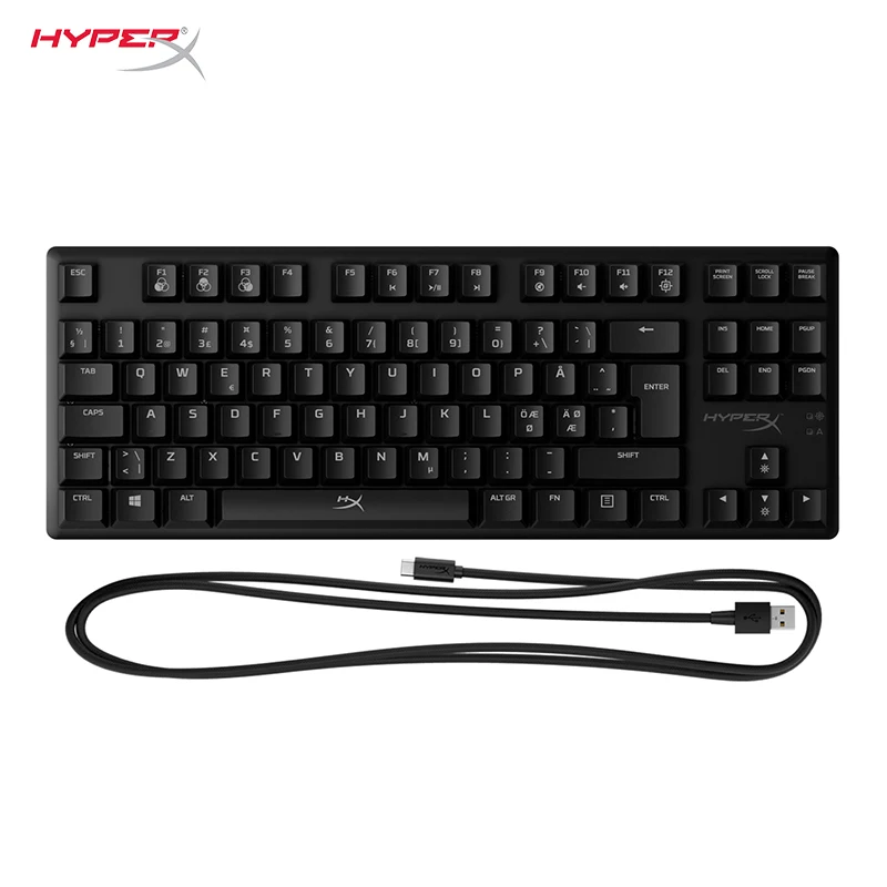 Механическая игровая клавиатура HyperX из сплава Origins компактный портативный