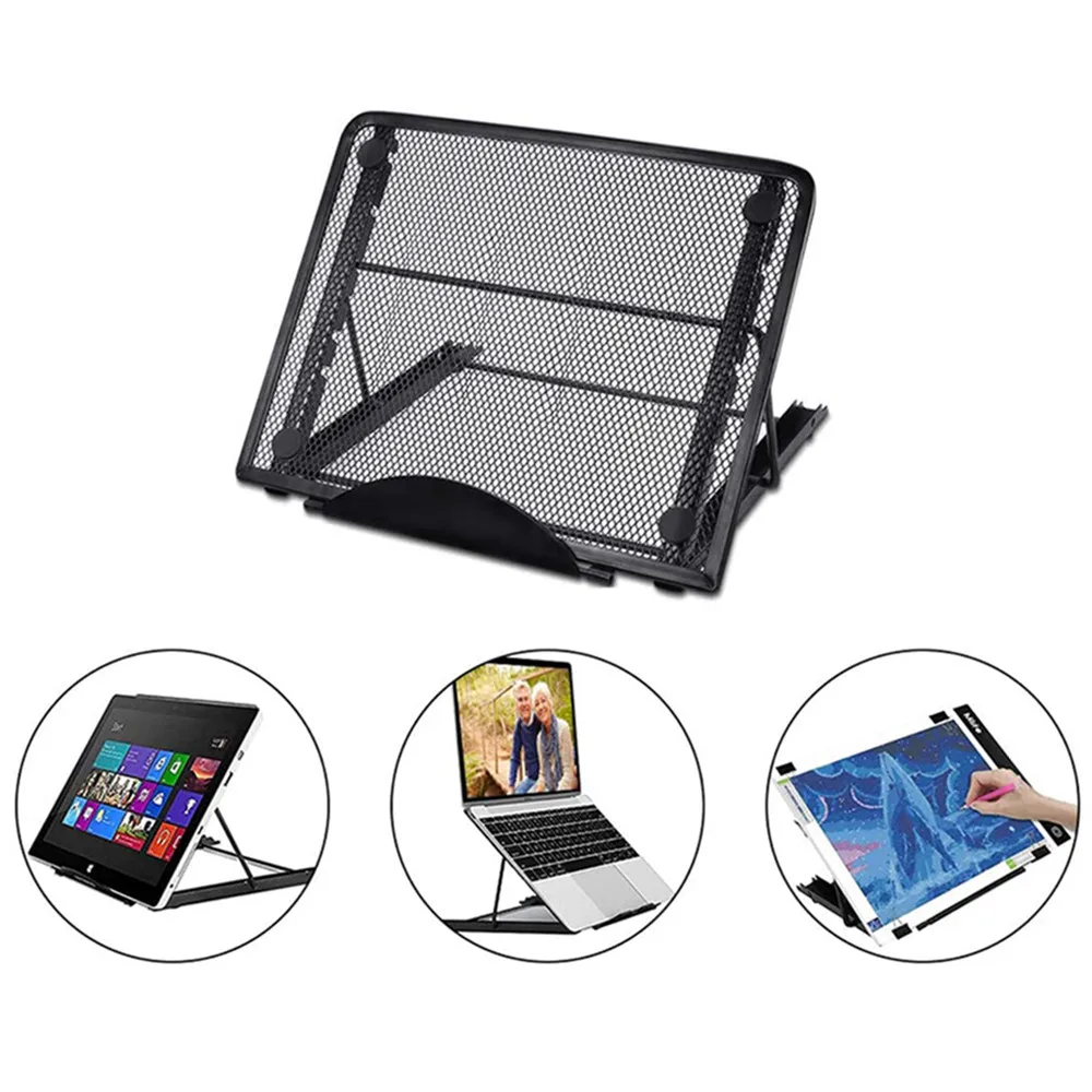 Foldable Stand for 5D Diamond Painting Light Pad Copy Platform Bracket Base Diamond Painting Copy Desk Laptop Computer Holder images - 6