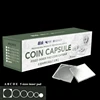 1 Piece / PCCB Square Coin Capsule Coin Holder Plastic Case With Sponge Pad Ring 16-41mm 2