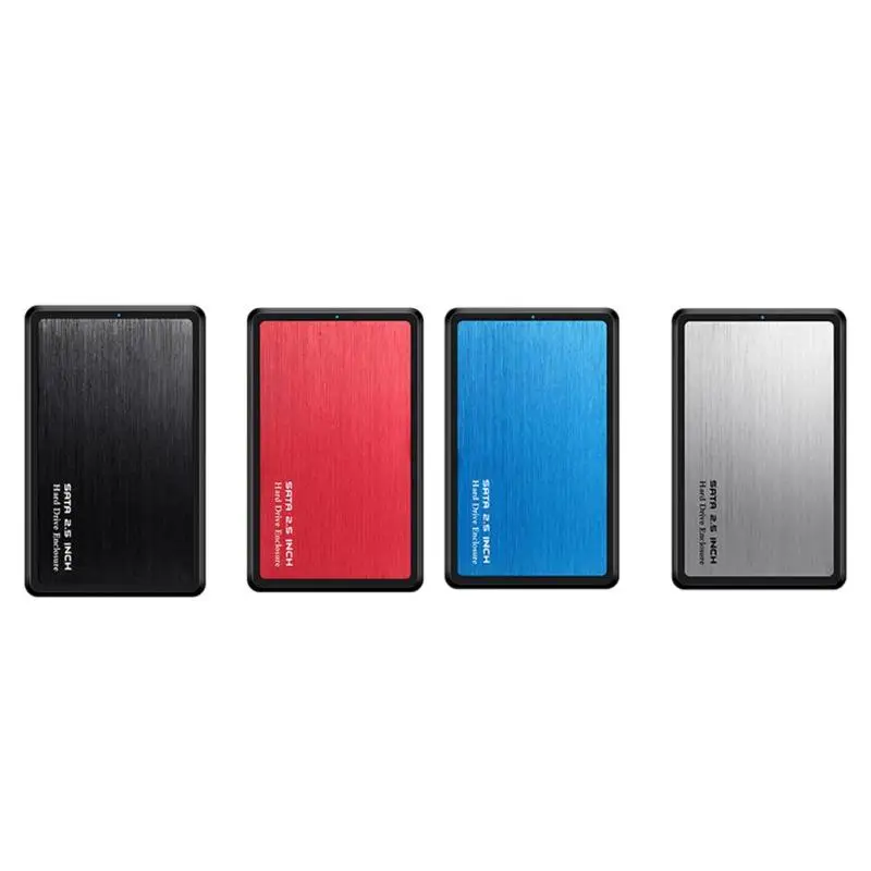 Портативный корпус для жесткого диска 5 Гбит/с, 2,5 дюйма, чехол для жесткого диска ABS+ алюминиевый чехол с скользящей крышкой, чехол USB 3,0 для SATA HDD SSD Mobile Box