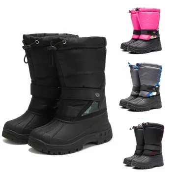 

baby shoes boots winter Child's Winter Warm Boots Hook Girl's Thicken Comfortable Snow Booties infant kids booties Обувь детская