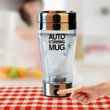 

Wonderlife Self Stir Mug Automatic Coffee Milk Mixing Mug Smart Mixer Cup transparent juice Cup Electric Protein Shaker Bottle
