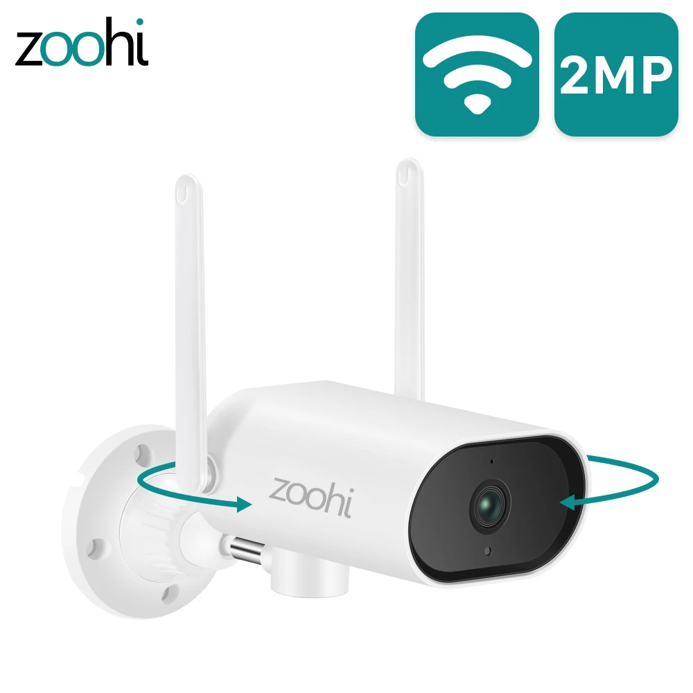 IP камера видеонаблюдения Zoohi 1080P HD поворотная ночное видение двусторонняя