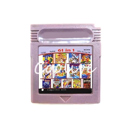 

English Language 61 in 1 Memory Card for 16 Bit Console Accessories