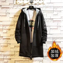 Мужская ветровка с капюшоном, Куртка карго, плюс бархат, зимняя, сохраняющая тепло, большие размеры, M-5XL, мужской, повседневный Тренч