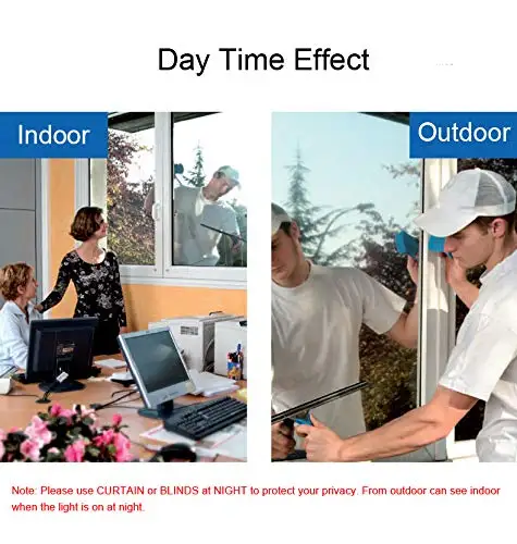 ompait Window Privacy Mirror Film,Sun Blocking Window Film,One Way Mirror Film,Heat Control Anti UV Window Film