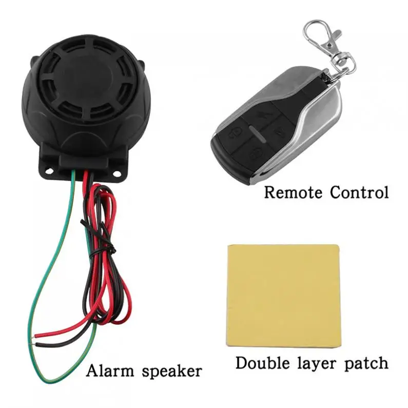 12V 125db мотоцикл общего назначения охранная сигнализация скутер сигнализации с запуска двигателя дистанционного Управление ключ для мотоцикла Противоугонный замок для велосипеда