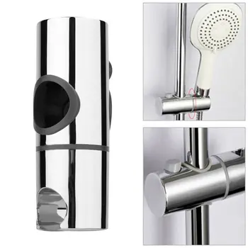 

25mm ABS Chrome Replacement Shower Head Rail Slider Holder Adjustable Riser Bracket Rack Slide Bar Bathroom Faucet Accessories