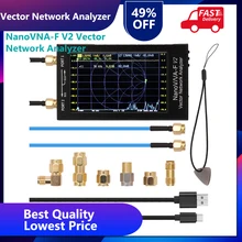 S-A-A-2 NanoVNA-F V2 Vector Network Analyzer Digital Nano VNA Tester MF HF VHF UHF USB Logic Antenna Analyzer Standing Wave