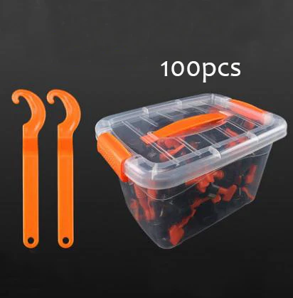 

50pcs 100pcs/set Level Wedges Alignment Tile Spacers+tile space for Flooring Wall Tile Carrelage Leveling System Leveler Locator