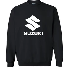 Новые модные хлопковые мужские толстовки с капюшоном с логотипом Suzuki, флисовый пуловер с круглым вырезом, толстовки в стиле хип-хоп, Harajuku, уличная одежда для мужчин