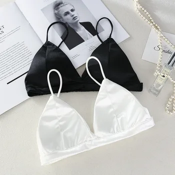 

fashion European and American Sexy Strapless Bra slim Shoulder push up Bra Back Deep V Wrap-around Underwear Women lingerie