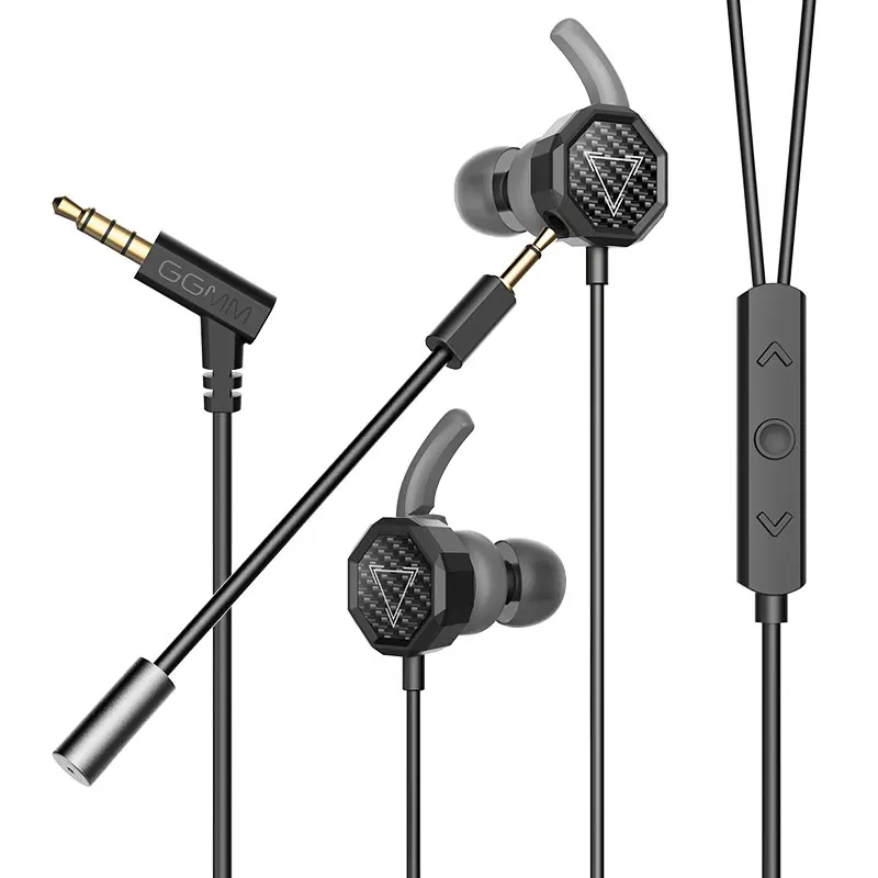  GGMM G1 Gaming Headset for PUBG CSGO Games Earphone With Mic Deep Bass Gaming Earphones Kulaklik Au