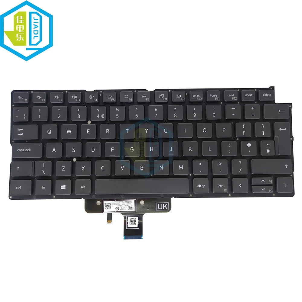 Teclado Retroiluminado para Dell Latitude Eua Reino Unido gb Inglês Dell Latitude 9000 9430 9420 em Backlight Teclado 085n0d 00y0gg 85n0d 0y0gg Novo - Imagem 3