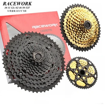 

2019 new RACEWORK 11-42 11-46 11-50t 11-52t 10/11/12 Speed Mountain mountain bike cassette flywheel compatible for sram