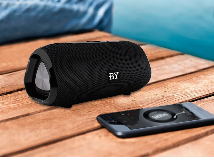 BY6660 Мини Bluetooth динамик Портативный водонепроницаемый беспроводной громкий динамик 10 Вт для телефона компьютер наружное радио fm бас стерео музыка