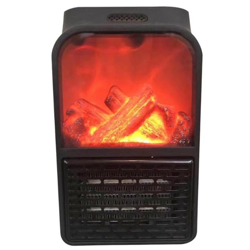 ABRA-900W, мини Электрический настенный нагреватель с пламенем, штепсельная вилка США, подогреватель воздуха, PTC керамическая нагревательная плита, радиатор, Бытовой Настенный Удобный вентилятор