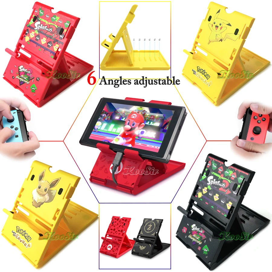 

Nitendo Nintend Switch Accessories Portable Adjustable Stand Nintendoswitch Console Case Bracket Holder for Nintendo Switch