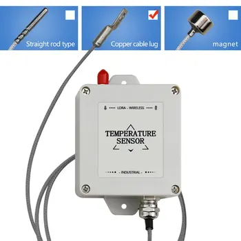 

300°C high temperature PT100 PT1000 temperature sensor copper cable lugs probe lora temperature sensor wireless data logger