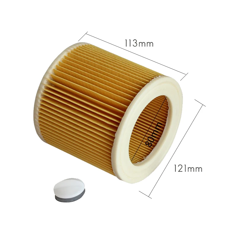 Air Dust Filters Cartridge HEPA Filter for Karcher WD2250 WD3.200 MV2