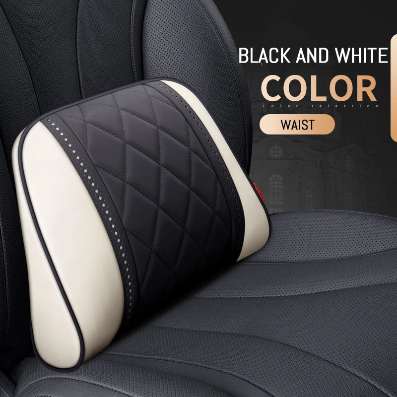 Nappa Leathe Rcar Cuscino Di Supporto Lombare Sedile Interno Di Lusso Universale Cuscino Lombare Accessori Mercedes Classe S Maybach Design