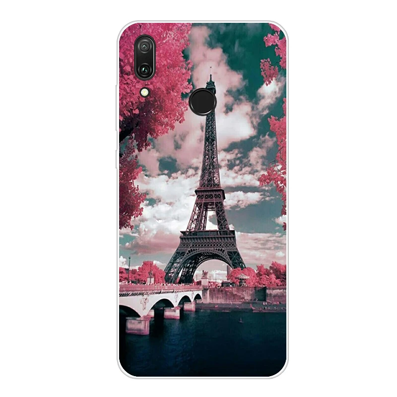 For Coque Huawei Y7 Case Phone Cover Soft Silicone Printing Back Case Fundas For Huawei Y7 Y 7 Y7 Pro Cover TPU - Цвет: Лимонно-желтый