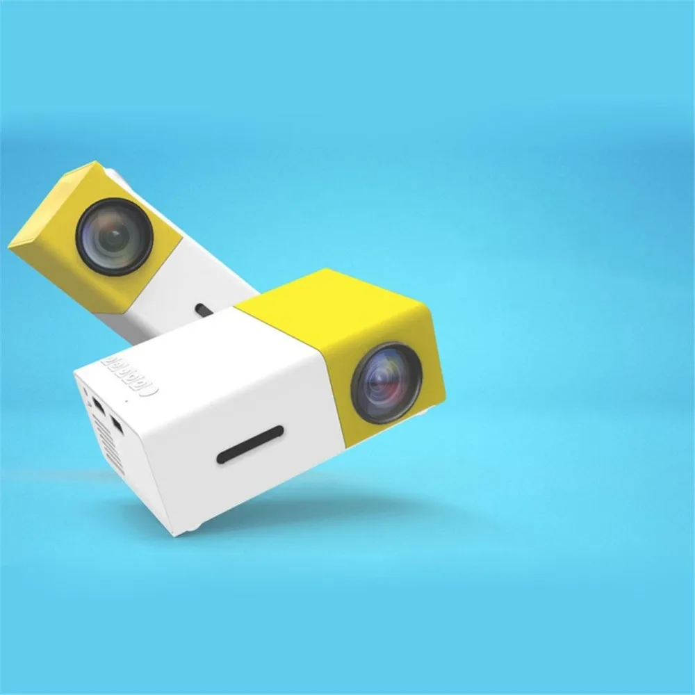 Лидер продаж продуктов Мини проектор передвижной цвет с HDMI USB AV интерфейсы и дистанционное управление Поддержка прямой доставки