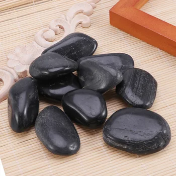 

Children's Drawing Painted Rocks Stones Creative Stones Hand Painted DIY Polishing Pebbles Home Decoration Black