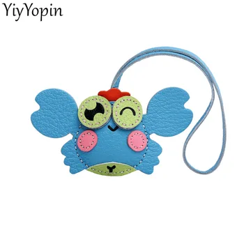 

Brand New Hand-stitched Goatskin MINI Crab Pendant Bag Pendant Female Leather Car Key Chain Car Pendant Exquisite Birthday Gift