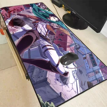 

Attack on Titan Anime Large Mouse Pad Notebook Computer Mousepad Gaming Mouse Mat Practical Office Desk Resting Surface